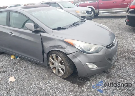 2013 Hyundai Elantra Limited из США, поврежденный, VIN 5NPDH4AEXDH342849